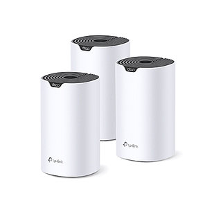Домашняя Mesh-система Wi-Fi 5, TP-Link, Deco S7(3-pack), Wi-Fi 5, 2,4 ГГц/5 ГГц, 802.11a/b/g/n/ac, AC1900, 3 гигабитных порта WAN/, фото 1