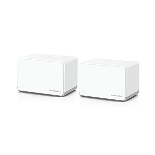 Маршрутизатор, Mercusys, Halo H70X(2-pack), Wi-Fi 6, 802.11a/b/g/n/ac/ax, AX1800, 2,4 ГГц/5 ГГц, 3 порта 10/100/1000M WAN/LAN, Дом, фото 1