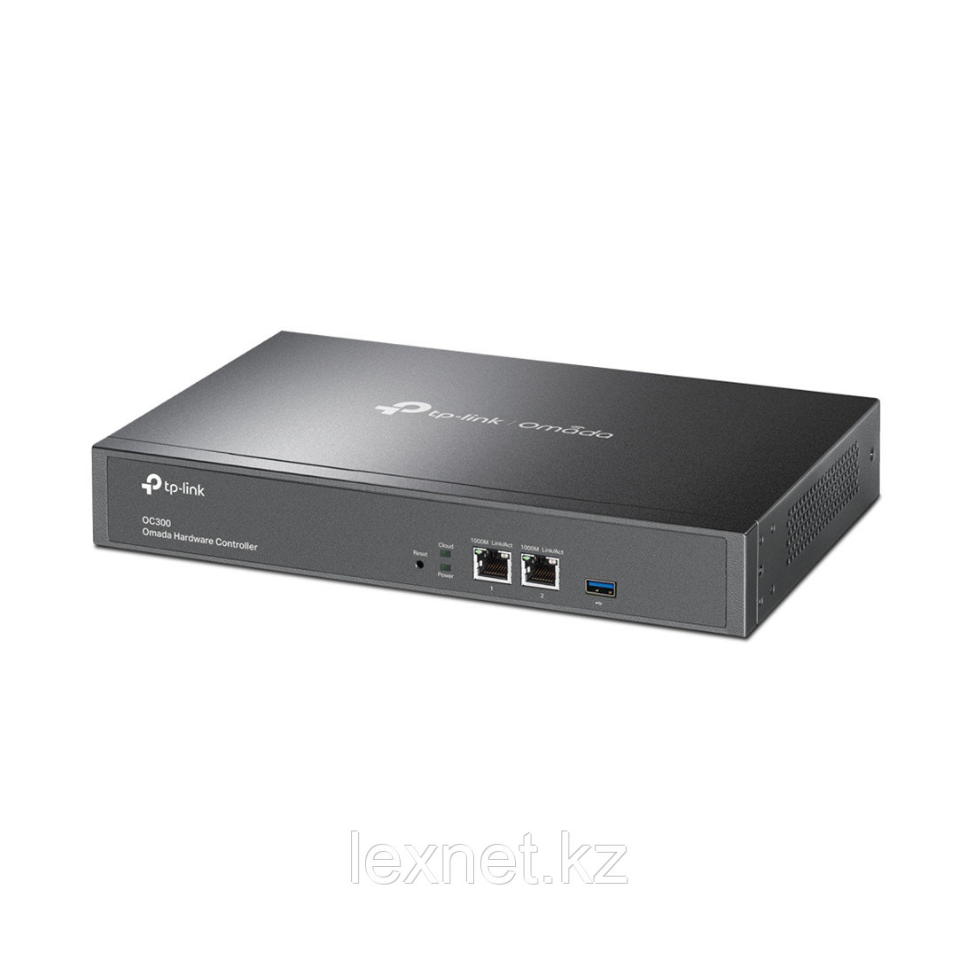 Wi-Fi Облачный контроллер, TP-Link, Omada OC300, 2× порта Ethernet 10/100/1000 Мбит/с, 1× порт USB 3.0, До 500 точек доступа Omada
