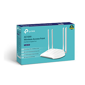 Wi-Fi точка доступа, TP-Link, TL-WA1201, 802.11a/b/g/n/ac, AC1200, 1 порт Ethernet 10/100/1000T (с поддержкой Passive PoE), 4 фикс, фото 4