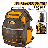 Рюкзак для инструментов INGCO INDUSTRIAL 460x380x170 мм HBP01028