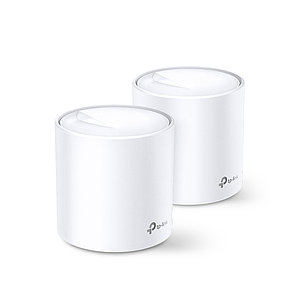 Беспроводная MESH-система Wi-Fi, TP-Link, Deco X20 (2-pack), AX1800, Wi-Fi 6, 802.11a/b/g/n/ac/ax, 2,4 ГГц/5 ГГц, 2 порта 10/100/1, фото 1