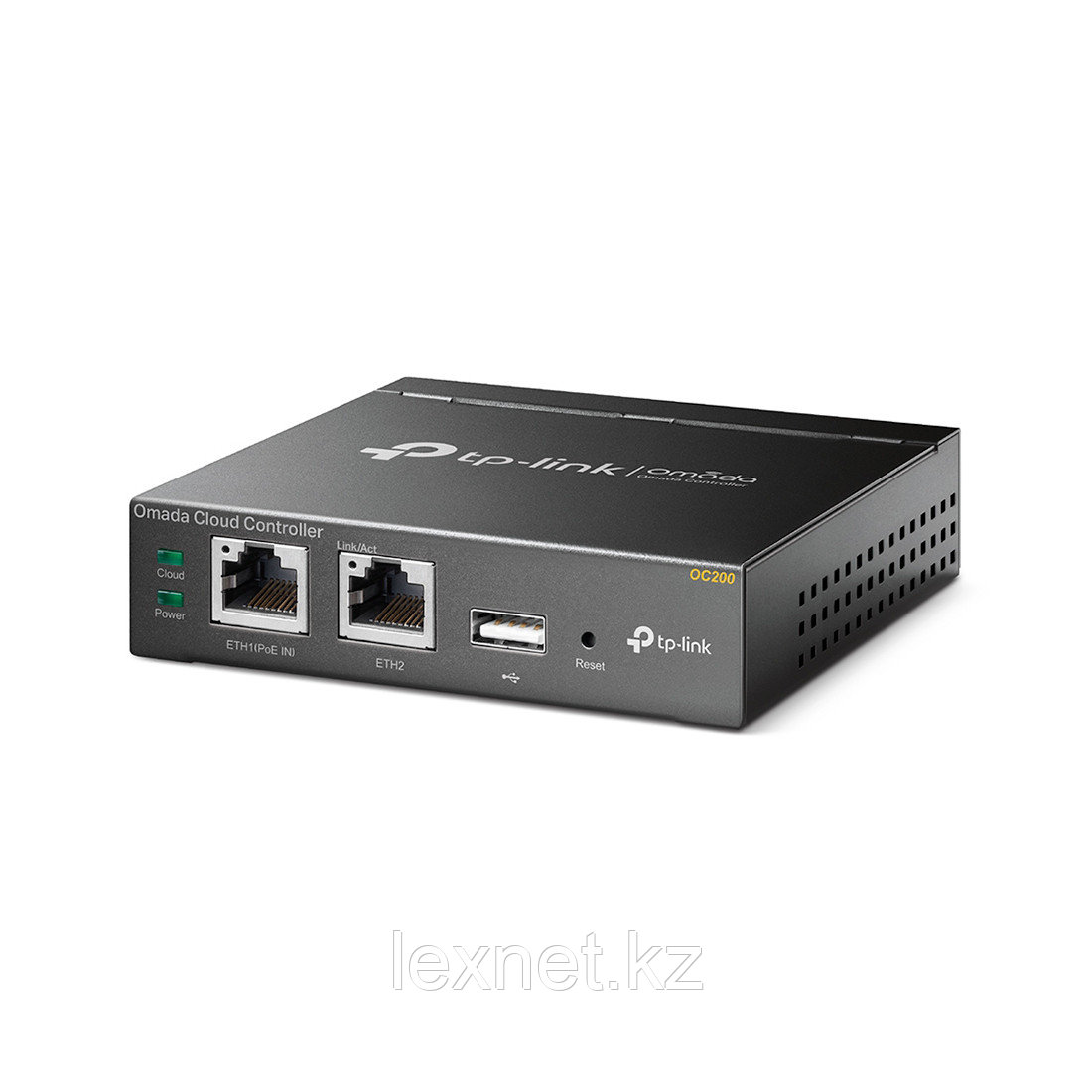 Wi-Fi Облачный контроллер, TP-Link, Omada OC200, 2 порта Ethernet 10/100 Мбит/с, 1 порт USB 2.0, 1 порт Micro USB, IEEE 802.3af /