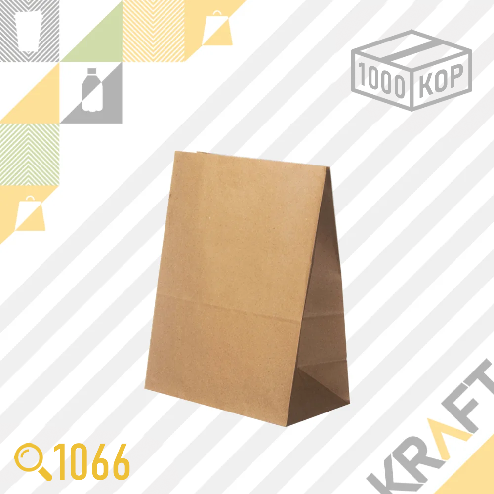 Бумажный пакет TO GO (Без ручек) 220х120х290 (50гр) (1000шт/кор)