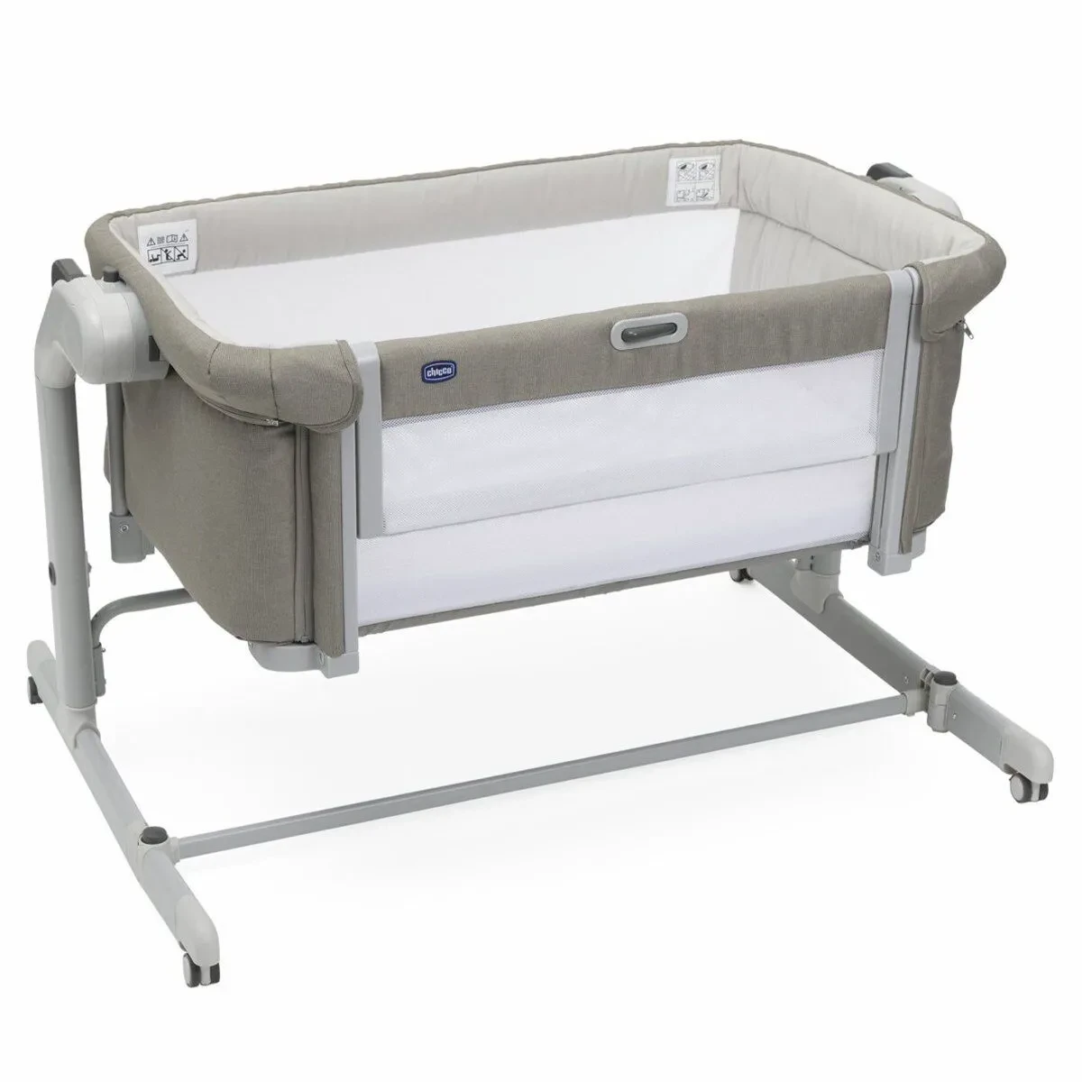Chicco: Кроватка-манеж Next2Me Magic Evo Desert Taupe 0м+, фото 1