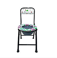 Стул - туалет "УЮТ" без подлокотников с мягким сиденьем