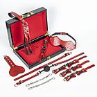 БДСМ набор красный  (10 предметов)