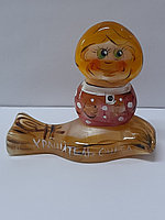 Статуэтка Хранитель очага 7.5 см, натуральный камень селенит