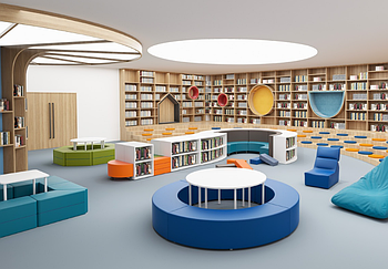 Диван с встроенными полками