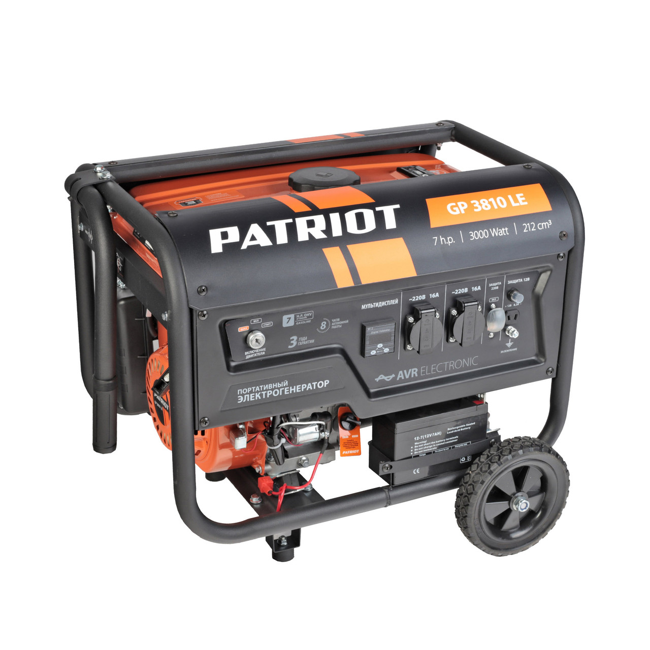 Генератор бензиновый  PATRIOT GP 3810 LE