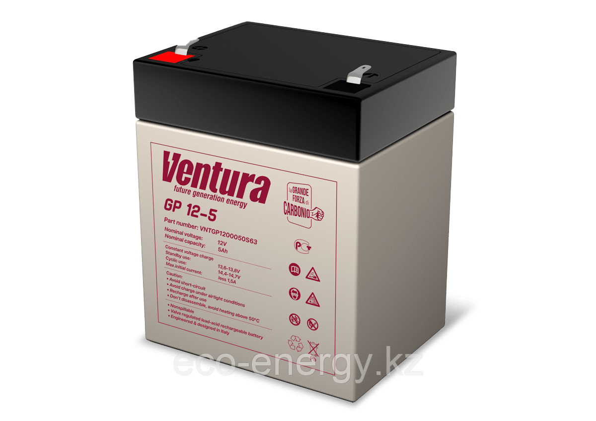 Ventura GP 12-5 аккумулятор AGM 12V 5Ah