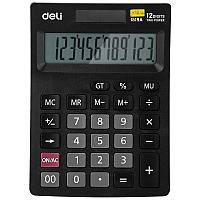 Калькулятор настольный DELI "1519A", 12 разрядный, черный