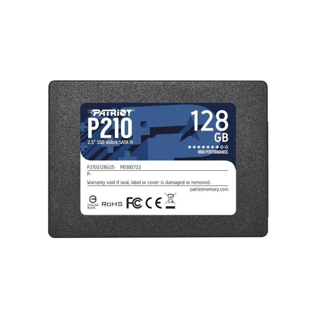 Твердотельный накопитель SSD Patriot P210 128GB (P210S128G25)