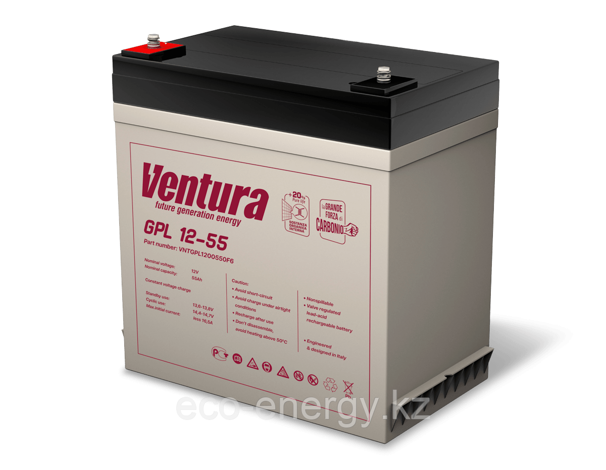 Ventura GPL 12-55 аккумулятор AGM 12V 55 Ah