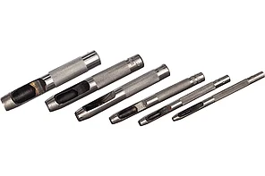 Набор пробойников, для кожи, ЗУБР 3-12.5 мм, 6 шт.