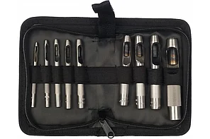 Набор пробойников, для кожи, ЗУБР 3-13 мм, 9 шт.