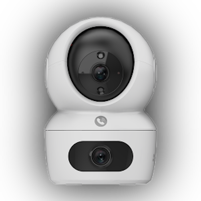Камера видеонаблюдения H7C 4MP+4MP EZVIZ WiFi поворотная с 2мя объективами для помещений с микрофоном и