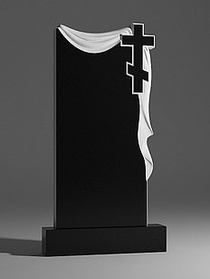 Памятник из черного гранита