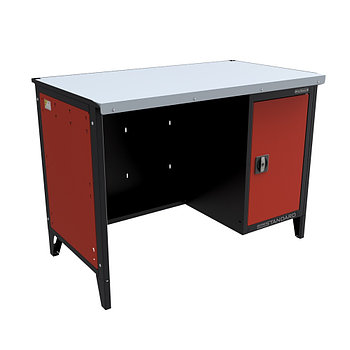 Верстак слесарный 1 тумбовый, столешница Zn /PowerMechanics-SW0000104RDR/