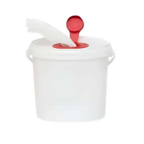 Диспенсер-ведро для дезинфекции 5 л в упаковке 50 шт