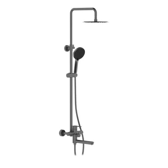 Душевая система Frap оружейная сталь F24801-9