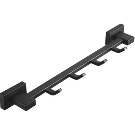 Вешалка 4 крючка Shevanik черный SG5641H