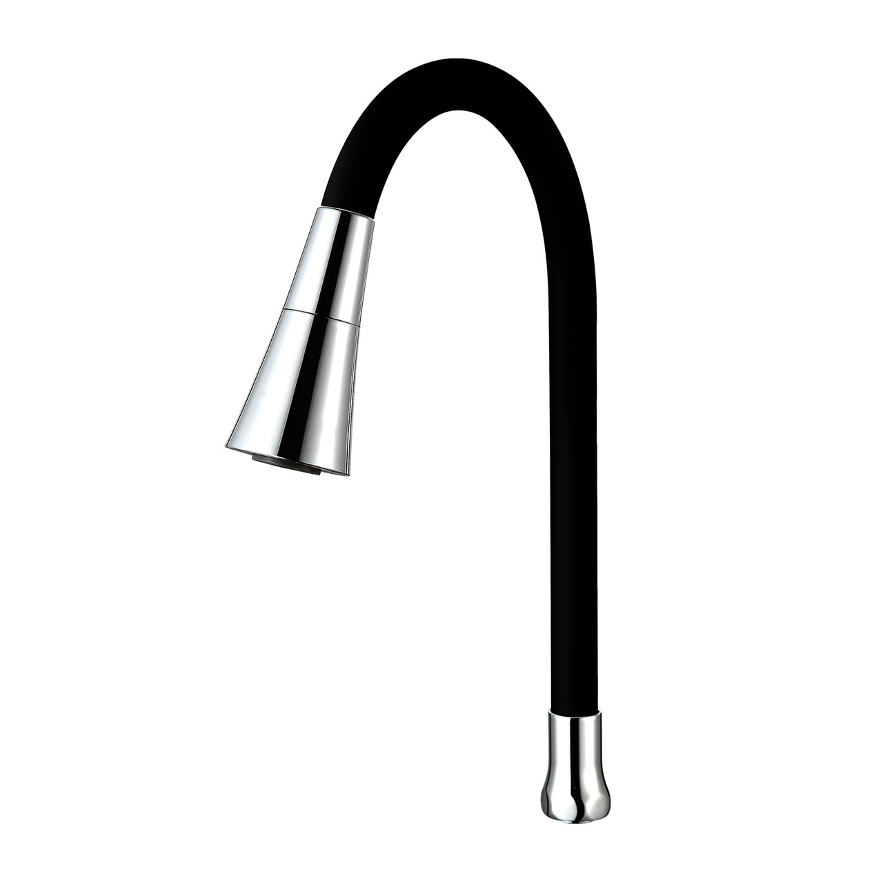 Гибкий излив Frap черный W14