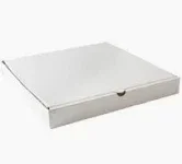 Гофролоток 350*350*40 белая (пицца)