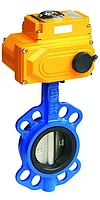 Затвор дисковый поворотный с электроприводом DN125 PN16