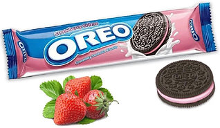 Орео Strawberry Печенье 119, 6 гр  Клубничный крем Oreo (24шт-упак)
