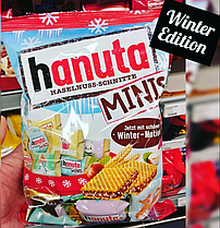 Вафельные печенья Ferrero Hanuta Minis с шоколадно-ореховой начинкой 200гр /12шт-упак/ Германия