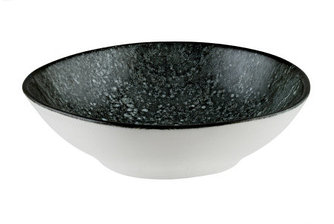 Салатник d=150 мм. 330 мл. h=38 мм. Черный Космос,  Bonna