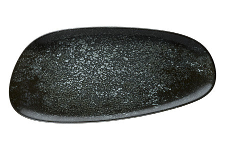 Блюдо для подачи 360*160 мм. Черный Космос,  Bonna, фото 1