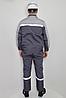Костюм рабочий Next с полукомбинезоном серый, фото 7