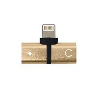 Lightning Audio Splitter for Apple iPhone/iPad наушн +заряд Арт.6152