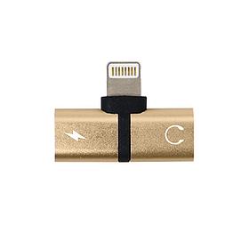 Lightning Audio Splitter for Apple iPhone/iPad наушн +заряд Арт.6152