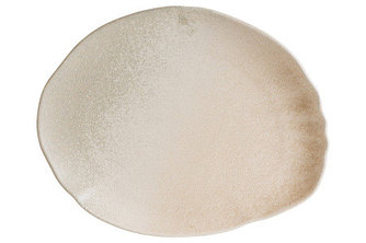 Блюдо овальное 300*260 мм. Сахара,  волнистый край Bonna