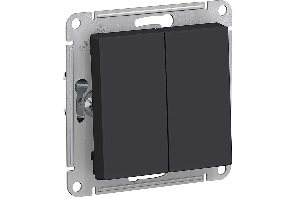 Переключатель 2-кл карбон ATN001065 Schneider Electric
