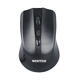 Мышь беспроводная Wintek WS-WMS-109  2.4GHz  1600 dpi  чёрная + батарейка, фото 3