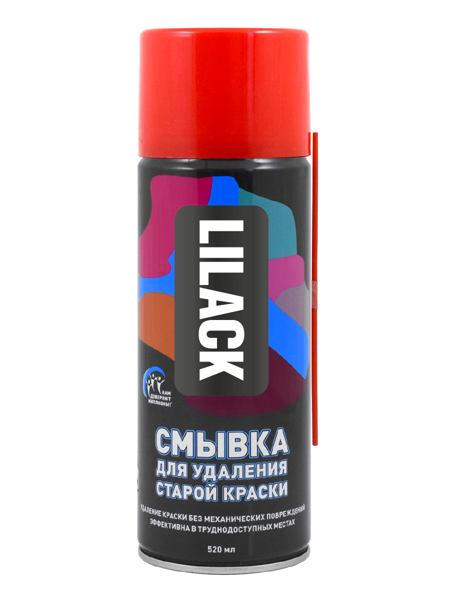 Аэрозольная смывка старой краски LILACK 0109-00 DX, 520 мл