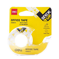 Клейкая лента в диспенсере DELI 18 мм х 7,62 м, прозрачная