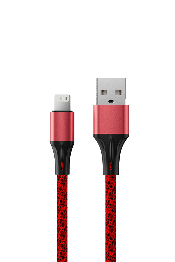 Accesstyle AL24-F200M Red Кабель USB - Lighting 2 метра