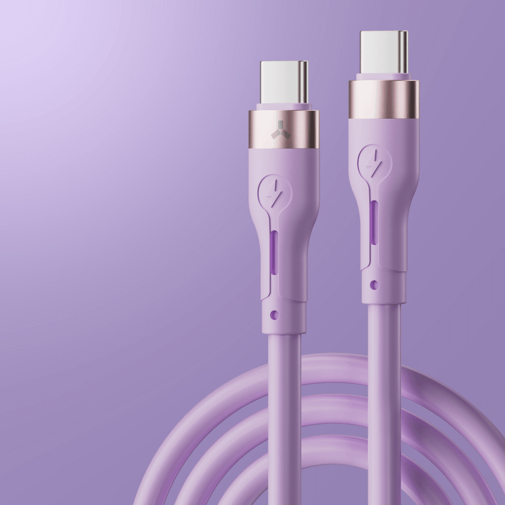 Accesstyle CC30-S100 Violet Кабель Type C - Type C 1 метр