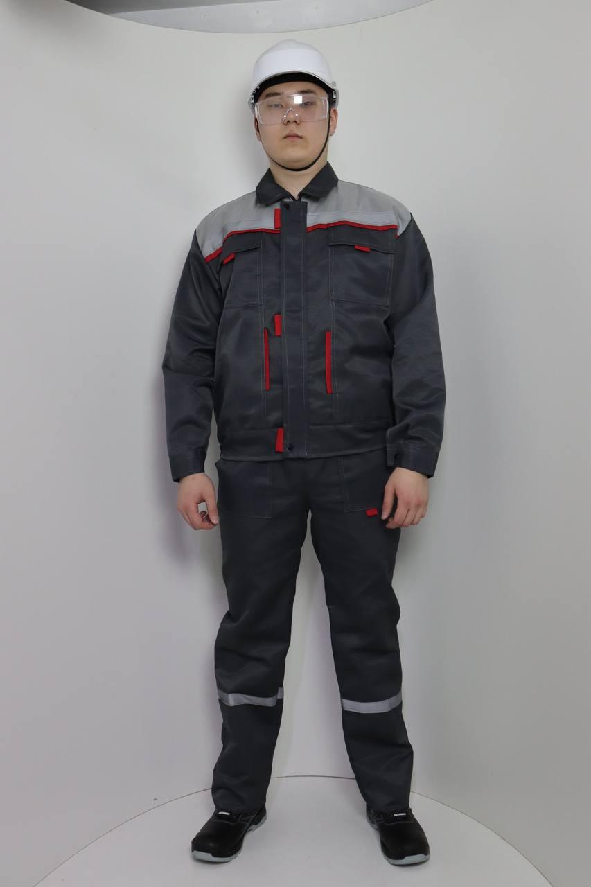 Костюм рабочий летний Механик серый, фото 1
