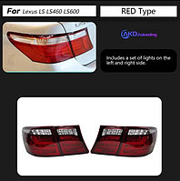 Задние фонари на Lexus LS460 2006-09 тюнинг LED (Красный цвет)