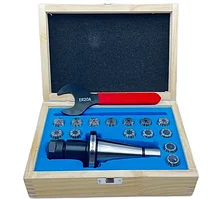 Патрон цанговый 7:24 NT40 с набором цанг ЕR 20 из 14 шт. (1-13) Т022652