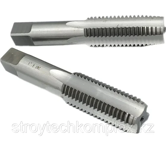Метчик дюймовый UNC 1" 8 нитей 9ХС комплект из 2-х штук 042026