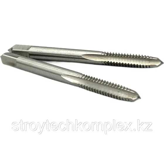 Метчик дюймовый UNC 1/4" 20 нитей Р6М5 комплект из 2-х штук 035368, фото 1