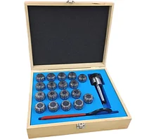 Патрон цанговый КМ2 с набором цанг ЕR 32 из 18 шт. (3-20) 045726