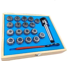 Патрон цанговый КМ4 с набором цанг ЕR 32 из 18 шт. (3-20) 041906